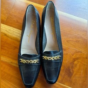Salvatore Ferragamo check pumps